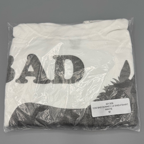 Recycled Karma Bad Donkey Turtleneck Crop Tee - Picture 2 of 4